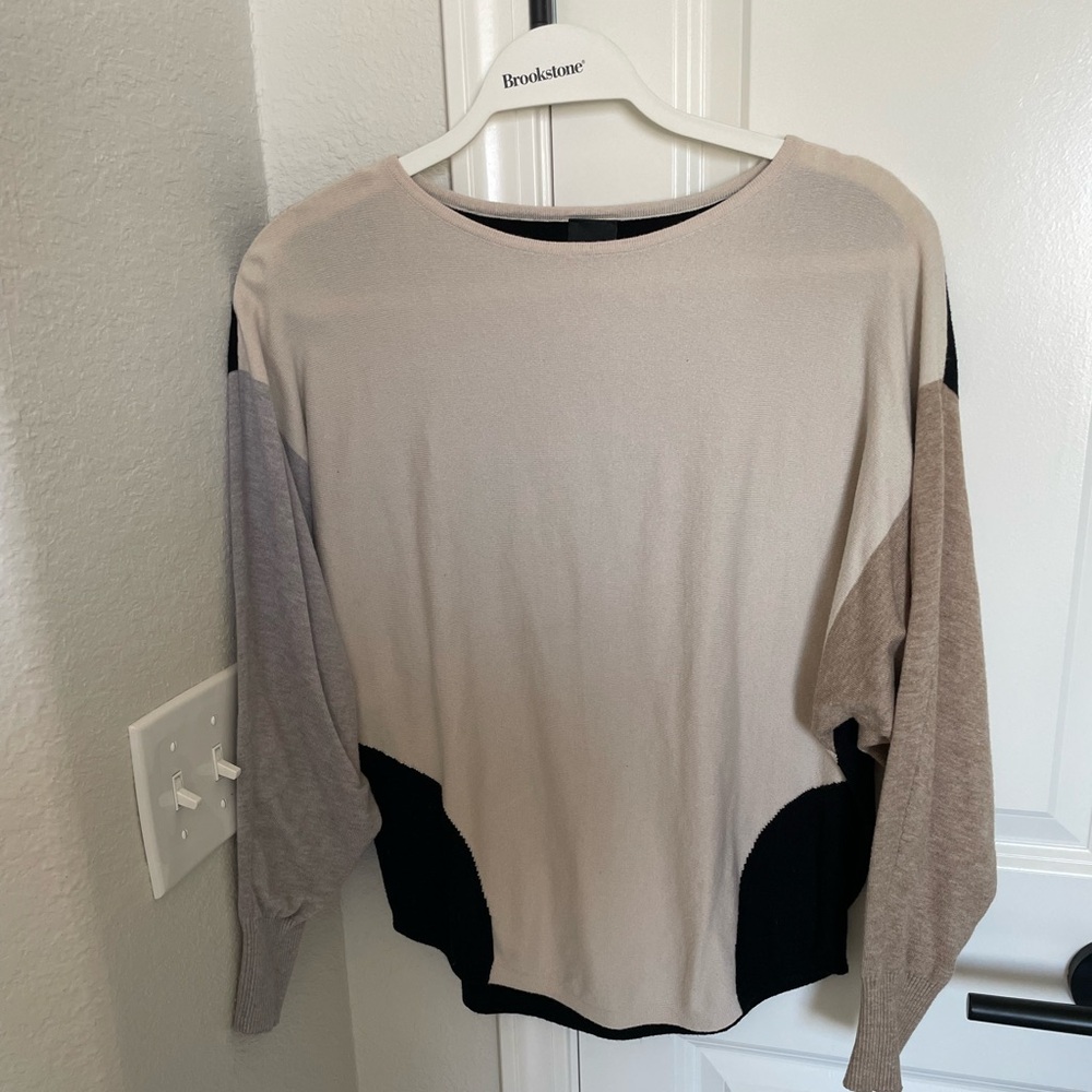 Color block sweater. Size medium.